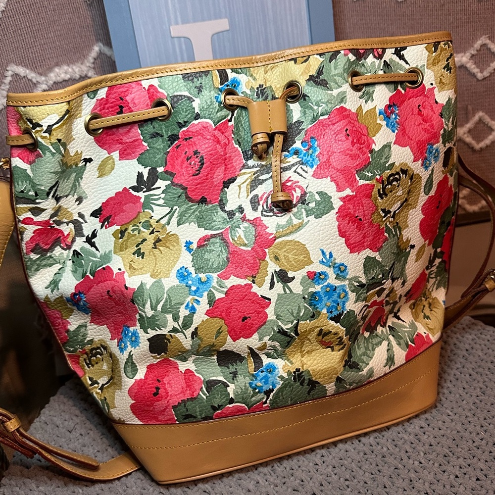 DLS International Cute Large Floral Boho Tote Bag